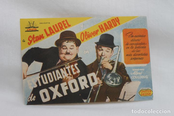 Cine: PROGRAMA DE MANO ESTUDIANTES DE OXFORD - Foto 1
