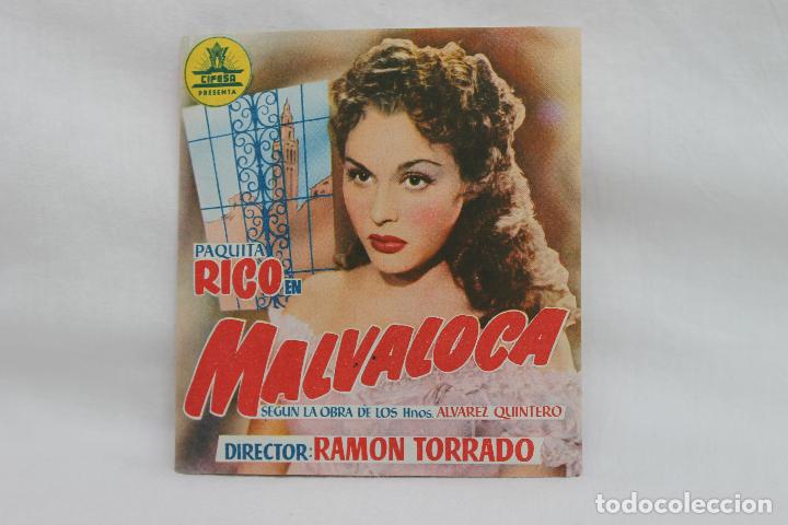 Cine: PROGRAMA DE MANO DOBLE, MALVALOCA, CINE PERELLO, MELILLA - Foto 2