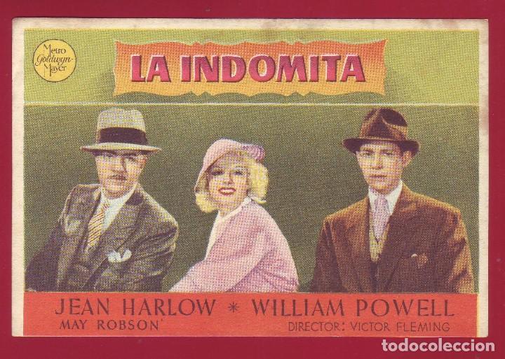 Cine: PROGRAMA DE MANO - LA INDOMITA - JEAN HARLOW - WILLIAM POWELL - Foto 1