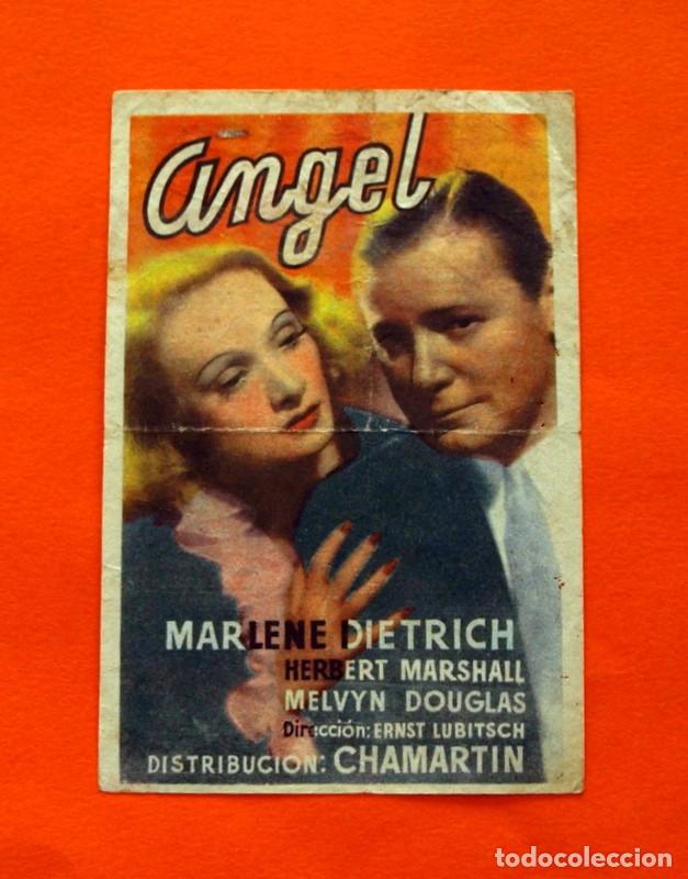 Cine: Angel - Marlene Dietrich, Herbert Marshall - Con publicidad, teatro ober&oacute;n -