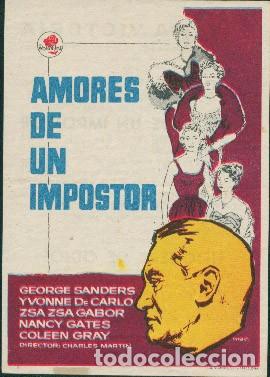 Cine: AMORES DE UN IMPOSTOR (Con publicidad) - Foto 1