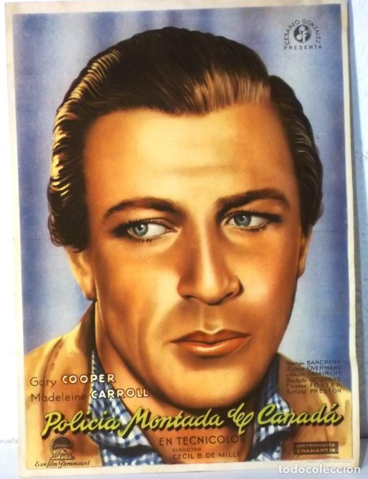 Cine: POLICIA MONTADA DEL CANADA - 2 PROGRAMAS - SIN PUBLICIDAD - Foto 2