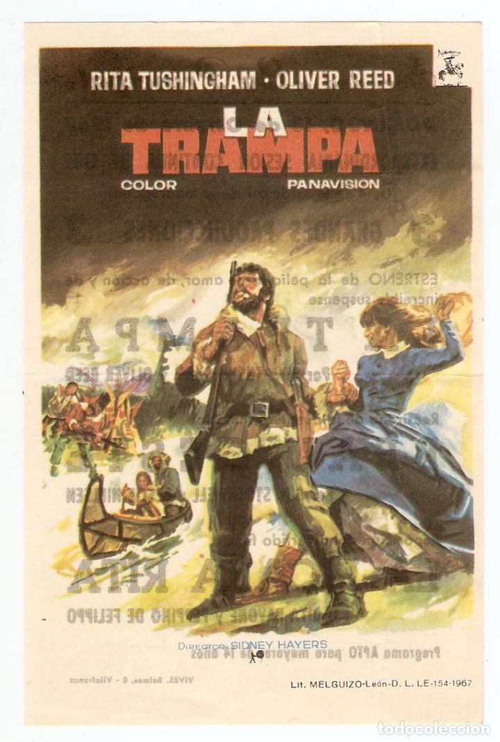 Kino: LA TRAMPA - RITA TUSHINGHAM, OLIVER REED - DIRECTOR SIDNEY HAYERS - CINE SOCIEDAD LA PRINCIPAL