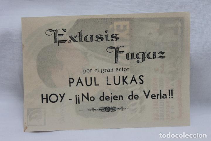 Cine: PROGRAMA EXTASIS FUGAZ, CON PUBLICIDAD - Foto 2