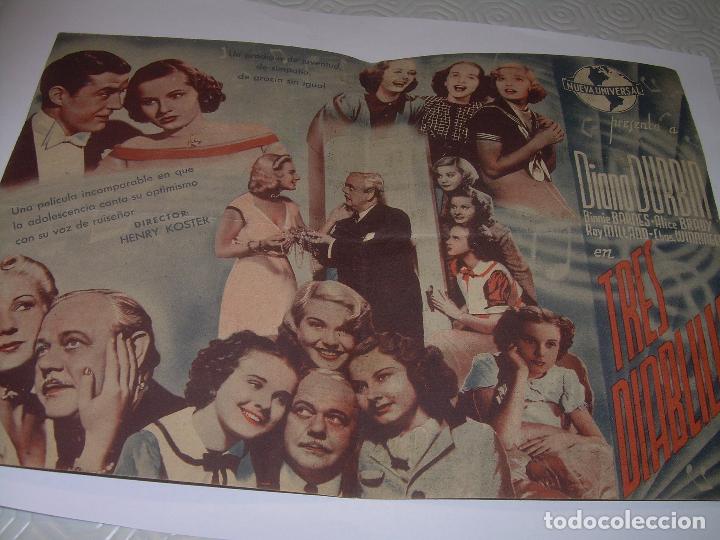 Cine: TRES DIABLILLOS...PROGRAMA DOBLE. - Foto 2