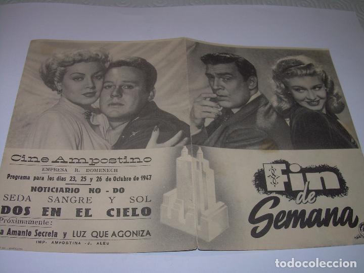 Cine: PROGRAMA DOBLE....FIN DE SEMANA. - Foto 3