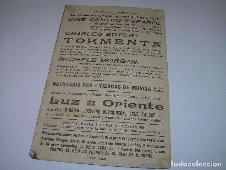 Cine: PROGRAMA DOBLE....TORMENTA. - Foto 3