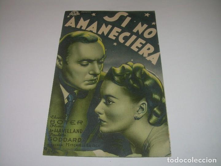 Cine: PROGRAMA DOBLE....SI NO AMANECIERA. - Foto 1