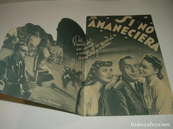 Cine: PROGRAMA DOBLE....SI NO AMANECIERA. - Foto 2