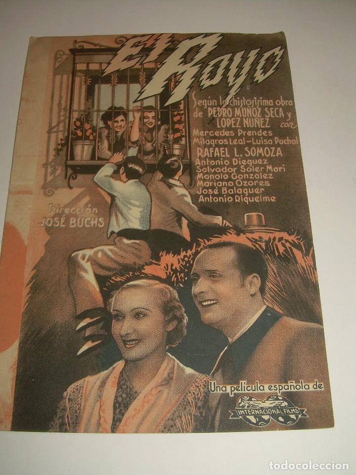 Cine: PROGRAMA DOBLE.....EL RAYO. - Foto 1