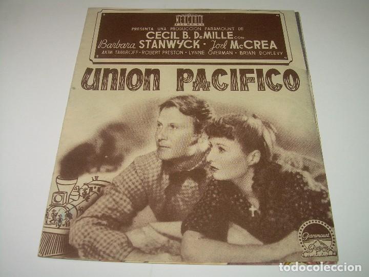 Cine: PROGRAMA DOBLE....UNION PACIFICO. - Foto 1