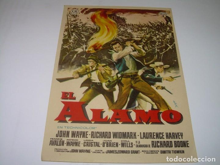 Cine: PROGRAMA DE CINE....EL ALAMO. - Foto 1