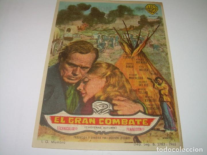 Cine: PROGRAMA DE CINE....EL GRAN COMBATE. - Foto 1