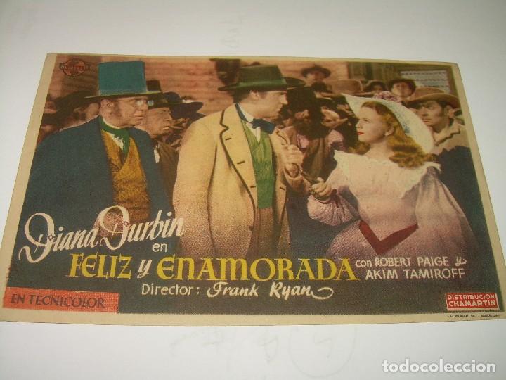 Cine: PROGRAMA DE CINE......FELIZ Y ENAMORADA. - Foto 1