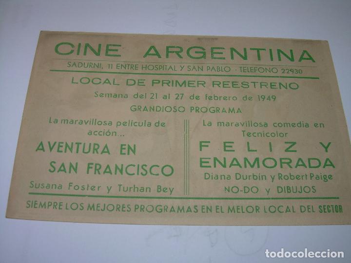 Cine: PROGRAMA DE CINE......FELIZ Y ENAMORADA. - Foto 2