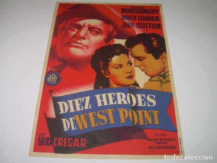 Cine: PROGRAMA DE C INE....DIEZ HEROES DE WEST POINT. - Foto 1