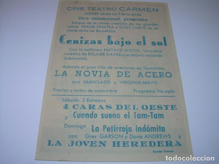 Cine: PROGRAMA DE CINE.....CENIZAS BAJO EL SOL. - Foto 2