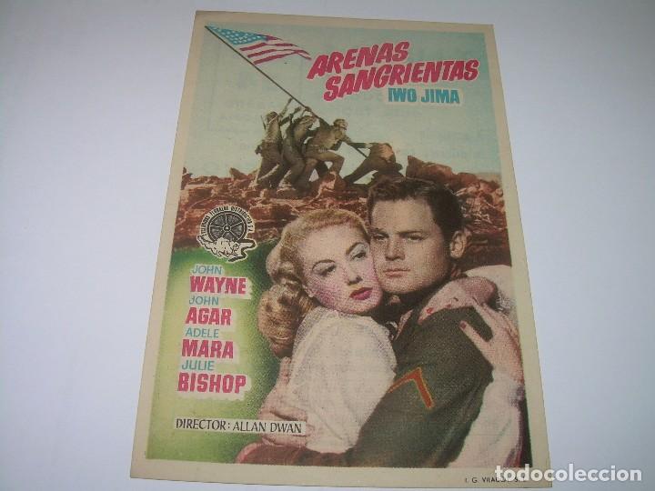 Cine: PROGRAMA DE CINE.....ARENAS SANGRIENTAS. - Foto 1