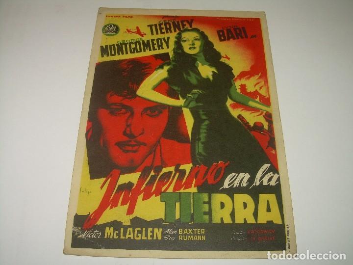 Cine: PROGRAMA DE CINE....INFIERNO EN LA TIERRA. - Foto 1