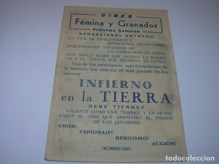 Cine: PROGRAMA DE CINE....INFIERNO EN LA TIERRA. - Foto 2
