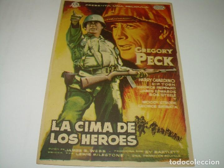 Cine: PROGRAMA DE CINE.....LA CIMA DE LOS HEROES. - Foto 1