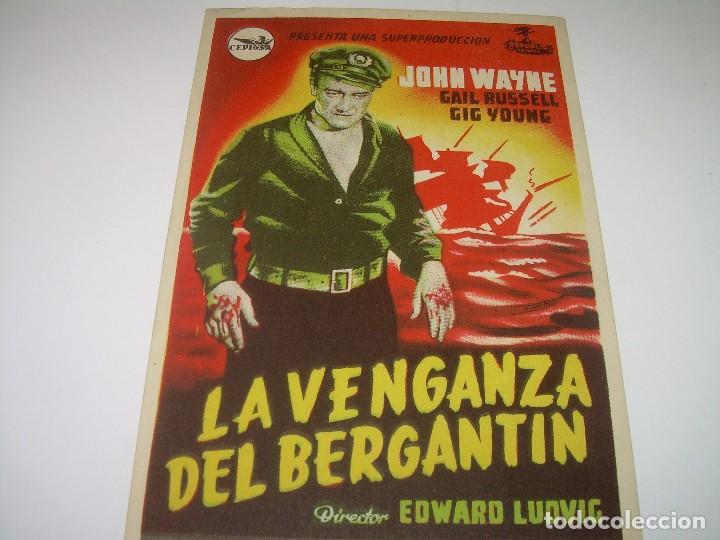 Cine: PROGRAMA DE CINE....LA VENGANZA DEL BERGANTIN. - Foto 1