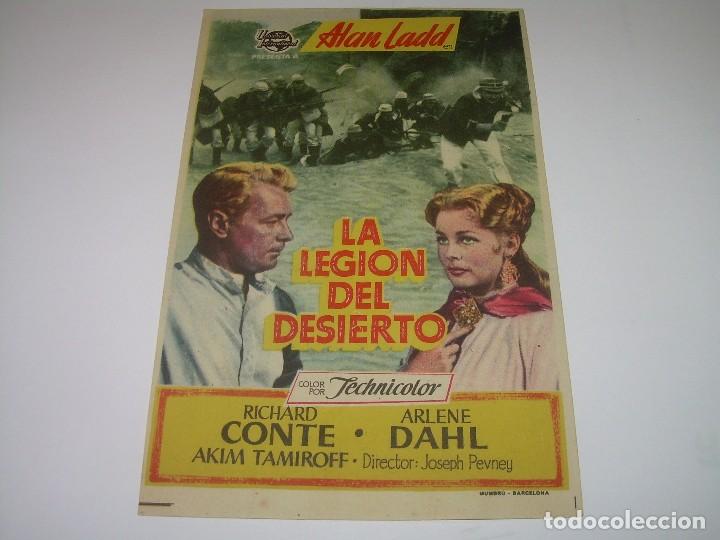 Cine: PROGRAMA DE CINE....LA LEGION DEL DESIERTO. - Foto 1