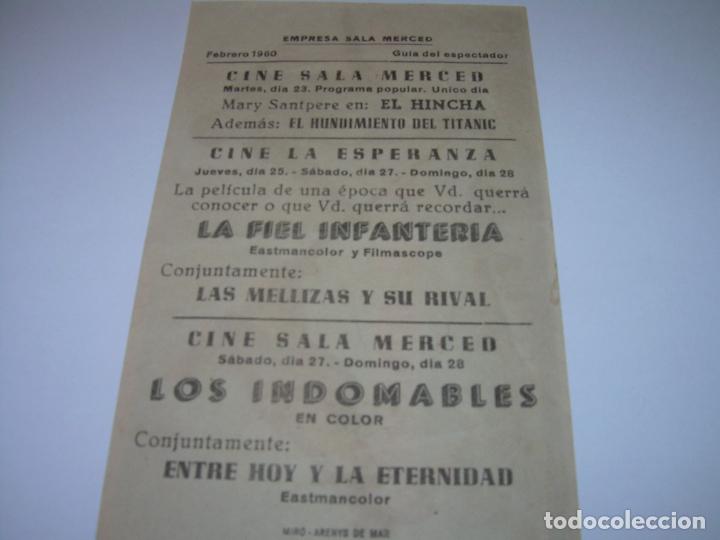 Cine: PROGRAMA DE CINE....LA FIEL INFANTERIA. - Foto 2
