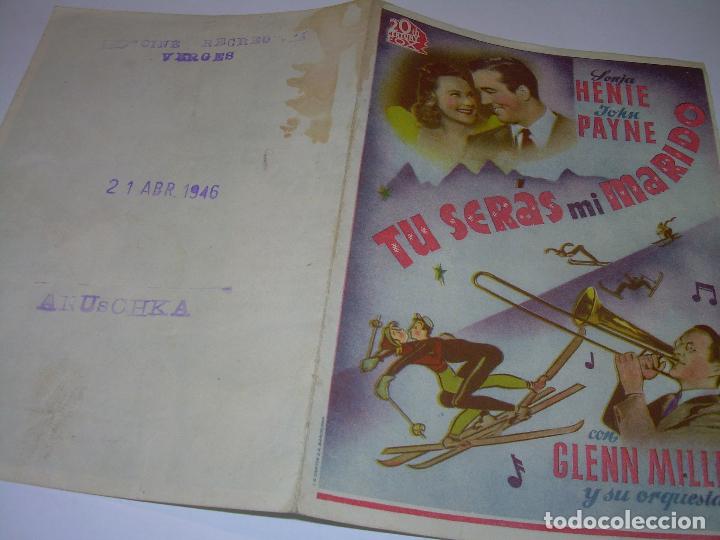 Cine: PROGRAMA DOBLE...TU SERAS MI MARIDO. - Foto 3
