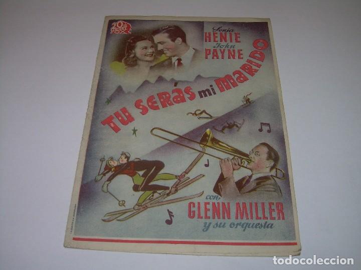 Cine: PROGRAMA DOBLE...TU SERAS MI MARIDO. - Foto 1