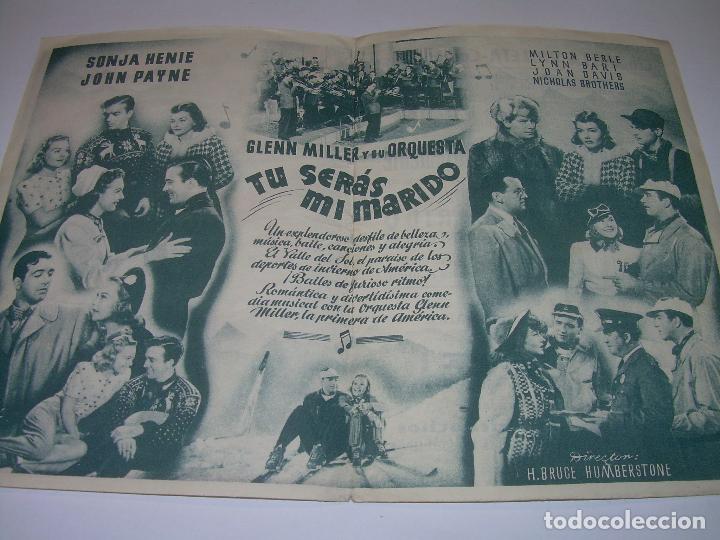 Cine: PROGRAMA DOBLE...TU SERAS MI MARIDO. - Foto 2