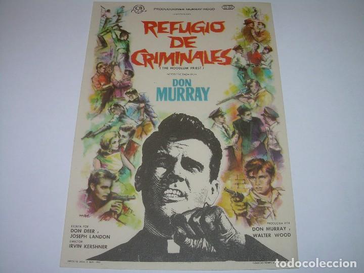 Cine: PROGRAMA DE CINE....REFUGIO DE CRIMINALES. - Foto 1