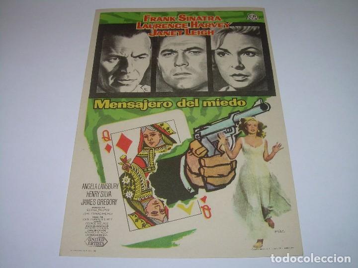 Cine: PROGRAMA DE CINE....MENSAJERO DEL MIEDO. - Foto 1