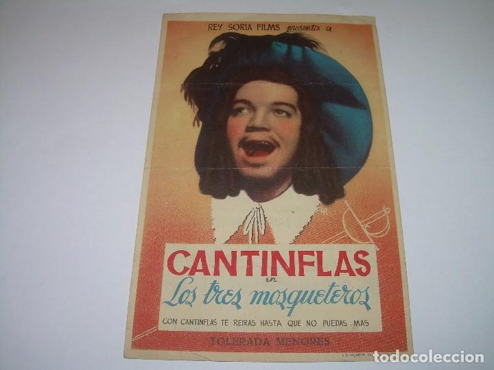 Cine: PROGRAMA DE CINE....CANTINFLAS....LOS TRES MOSQUETEROS. - Foto 1