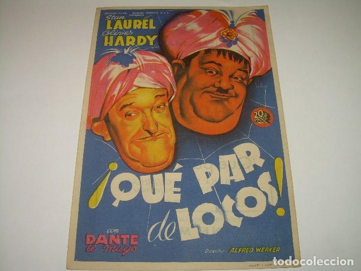 Cine: PROGRAMA DE CINE....QUE PAR DE LOCOS. - Foto 1