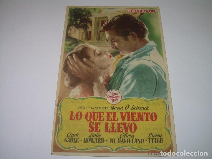 Cine: PROGRAMA DE CINE....LO QUE EL VIENTO SE LLEVO. - Foto 1
