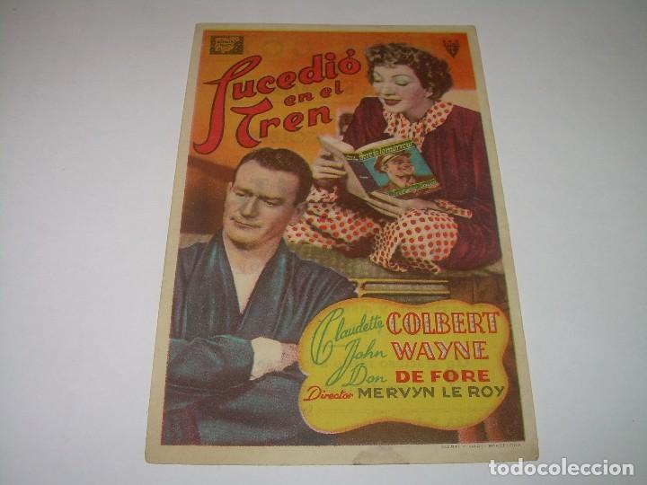 Cine: PROGRAMA DE CINE....SUCEDIO EN EL TREN. - Foto 1