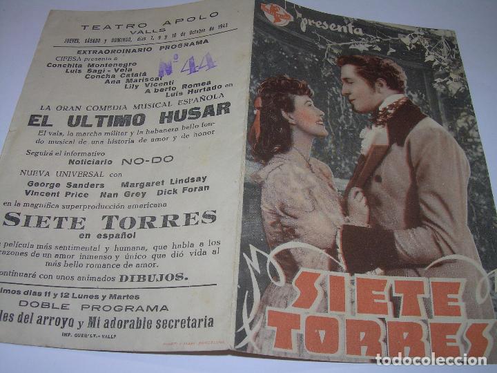 Cine: PROGRAMA DOBLE....SIETE TORRES. - Foto 3