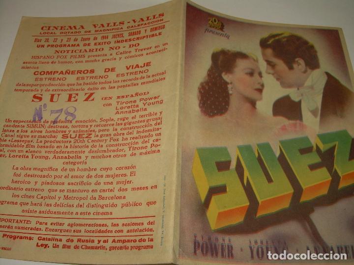 Cine: PROGRAMA DOBLE....SUEZ. - Foto 3
