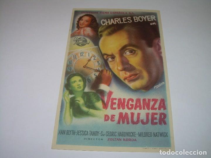 Cine: PROGRAMA DE CINE....VENGANZA DE MUJER. - Foto 1