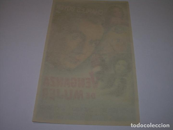 Cine: PROGRAMA DE CINE....VENGANZA DE MUJER. - Foto 2