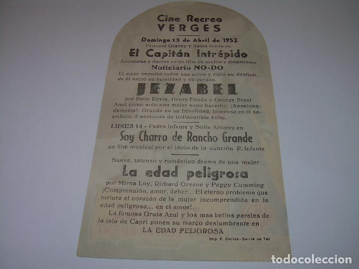 Cine: PROGRAMA DE CINE.....JEZABEL. - Foto 2