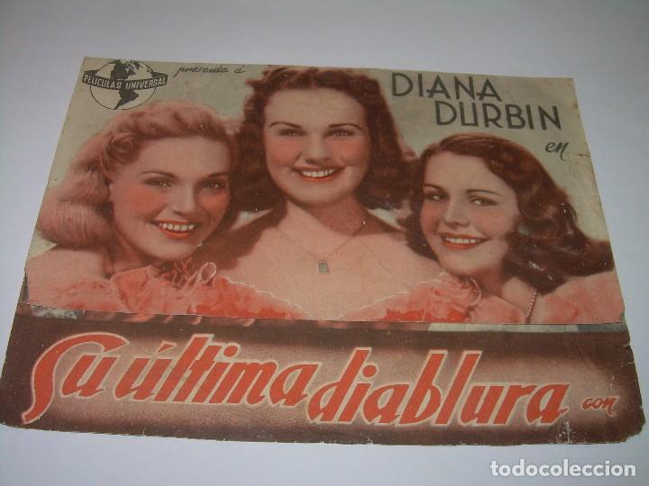Cine: PROGRAMA DOBLE....SU ULTIMA DIABLURA. - Foto 1
