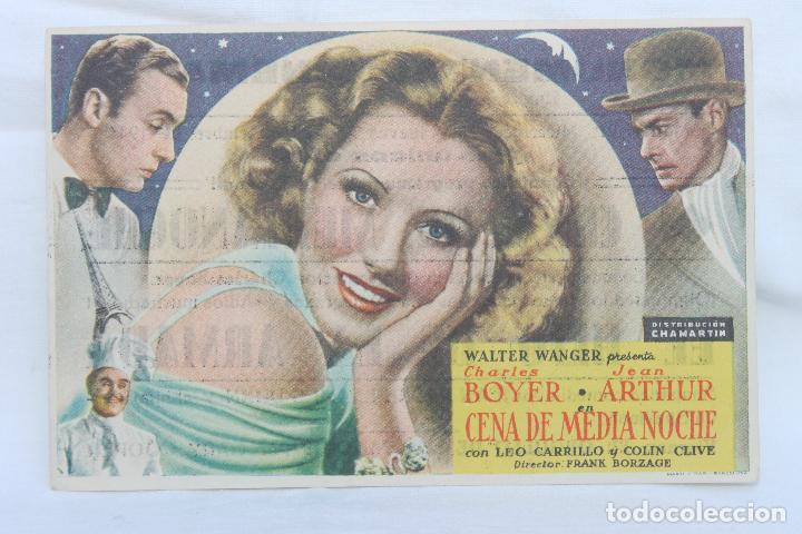 Cine: PROGRAMA CENA DE MEDIA NOCHE, MONUMENTAL CINEMA, 1944 - Foto 1