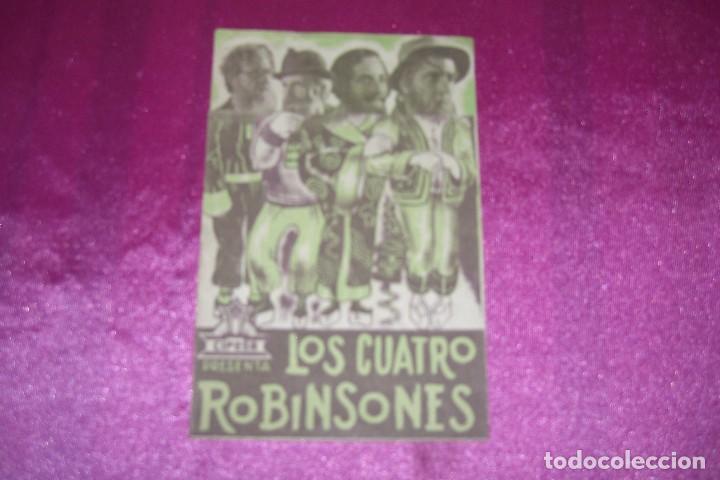 Cine: LOS CUATRO ROBINSONES PROGRAMA CINE DOBLE CIFESA C2 4 - Foto 1
