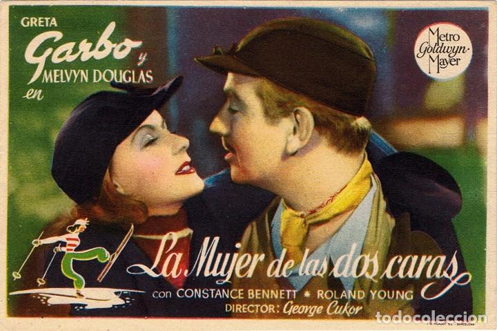 Cine: FOLLETO DE MANO &uml;LA MUJER DE LAS DOS CARAS&uml; - Foto 1