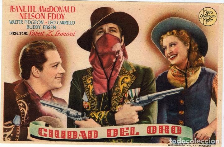 Cine: FOLLETO DE MANO &uml;CIUDAD DEL ORO&uml; - Foto 1