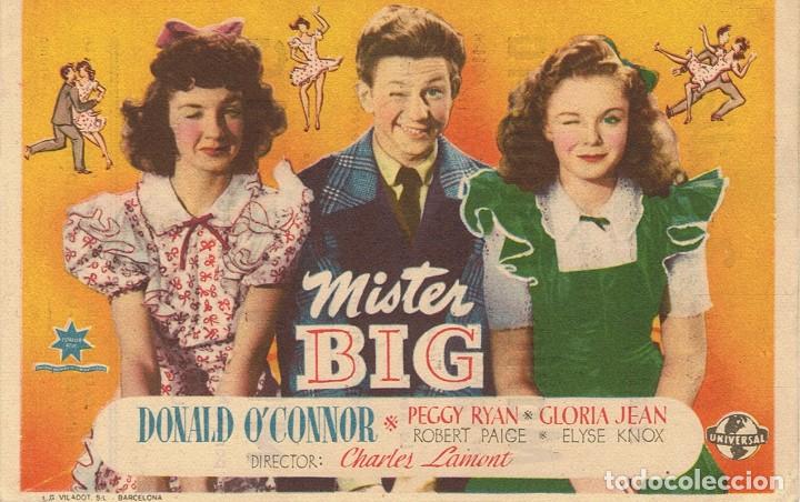 Cine: FOLLETO DE MANO&uml;MISTER BIG&uml; - Foto 1