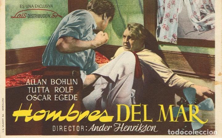 Cine: FOLLETO DE MANO &uml;HOMBRES DEL MAR&uml; - Foto 1