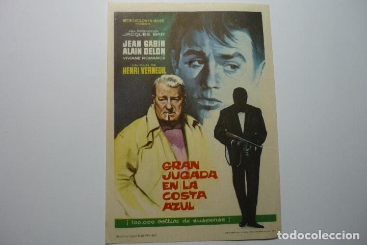 Cine: programa gran jugada en la costa azul - jean gabin - Foto 1